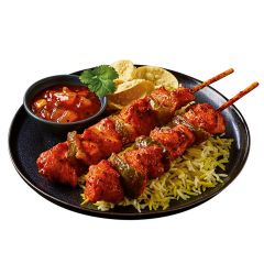 203347C Cooked Chicken Tikka Sticks with Peppers & Onions (Tyson)