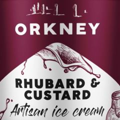 Rhubarb & Custard Ice Cream (Orkney) Napoli
