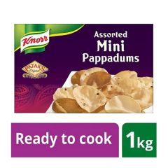 302461S Mini Assorted Poppadums (Knorr)