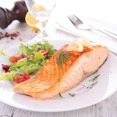 FISH030 Hot Smoked Salmon Portion 150/200gram