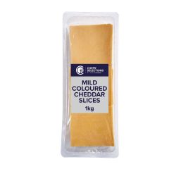 308919C Red Cheddar Cheese Slices (Chefs Selections)