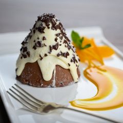 206327C Individual Chocolate Orange Liqueur Mountain (Chantilly)