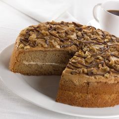 203725C Coffee & Walnut Cake (Handmade)