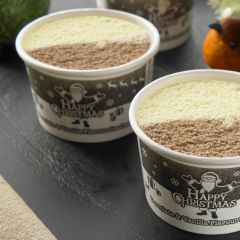 204629C Chocolate & Vanilla Christmas Ice Cream Tubs (Cooldelight)