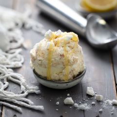 206179C Lemon Meringue Pie Ice Cream (Handmade Ice Cream)