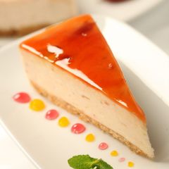 Rhubarb & Strawberry Cheesecake (Aulds Delicious Desserts)