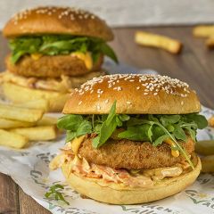 205596C Breaded Chicken Burger (Golden Valley Foods)