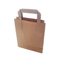308763C Brown Small Paper Bags with Handles