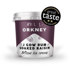 Rum Soaked Raisin Ice Cream Tubs (Orkney)