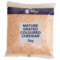 309023C Grated Coloured Mature Cheddar (Chefs Selections)