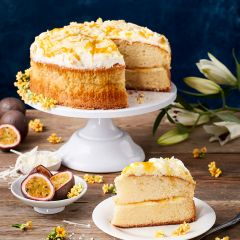206556C White Chocolate & Passion Fruit Cake (Chefs Selections)
