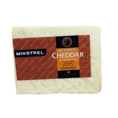 303836C Mild White Cheddar 2.5kg Half Block (Minstrel)