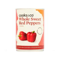 301070S Whole Sweet Red Peppers (Cooks & Co)