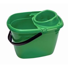 309779S Mop Bucket Green 15lt and Wringer