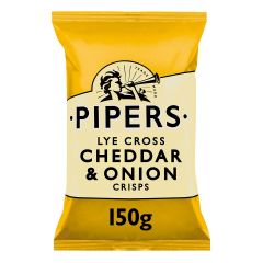 307832C Lye Cross Cheddar & Onion Crisps (Pipers)