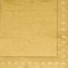 309950C Gold Napkin 40cm 3ply