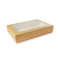 309793C Large Sandwich Platter Box with Insert (Vegware)