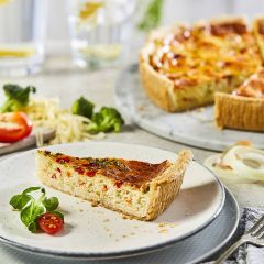 Broccoli & Roasted Red Pepper Quiche (Chefs Selections)