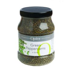 304370S Green Peppercorns in Brine (Opies)