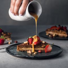 205869S Gluten Free Caramel & Peanut Tarta (Almondy)