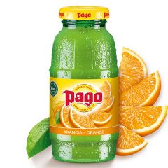 308656C Pago Orange Glass Bottles