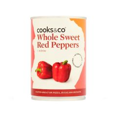 301070C Whole Sweet Red Peppers (Cooks & Co)