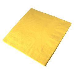 309602S Yellow Napkins 40cm 2ply (Swantex)