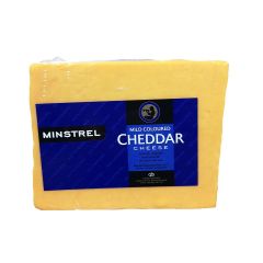 300586C Mild Coloured Cheddar 2.5kg Half Block (Minstrel)