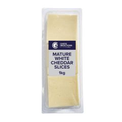 307855C White Mature Cheddar Slices