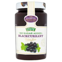 No Sugar Added Blackcurrant Jam (Stute)
