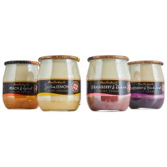 Assorted Luxury Yoghurts in Glass Jars (Ann Forshaw's)