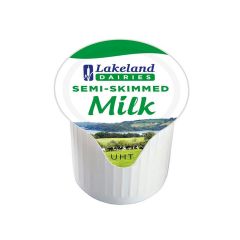 300080C Semi-Skimmed UHT Milk Portions (Lakeland Dairies)