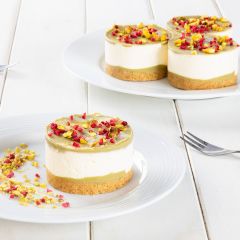 Pistachio Cheesecakes (Just Desserts)