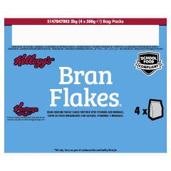 300483C Bran Flakes Bag Packs (Kellogg's)
