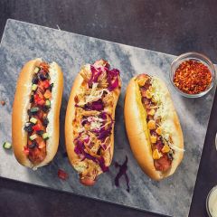 205554C Premium Pork Bockwurst 16cm (Damhus)