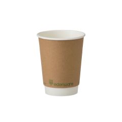 309258S Double Wall Brown Cup 12oz (Edenware)