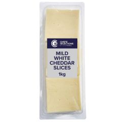 White Mild Cheddar Slices (Chefs Selections)