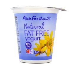 308355C Natural Fat Free Yoghurts (Ann Forshaw's)