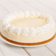 Creamy Dreamy Vanilla Whole Cheesecake (Just Desserts)