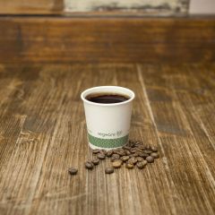 309642C White Hot Cup 4oz (Vegware)