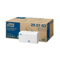 307036C Soft Singlefold White Hand Towel (Tork)