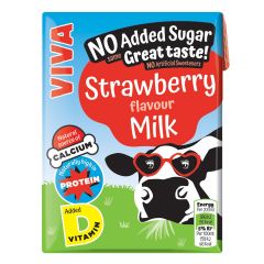 307077C Strawberry Flavour Milk (Viva)