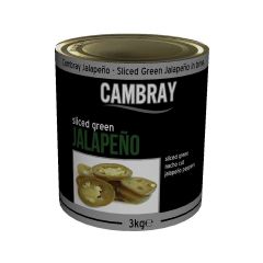 305029C Sliced Jalapeno Peppers (Cambray)