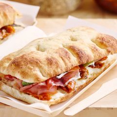 206543C Romana Flatbread White Pre-Sliced (Panesco)