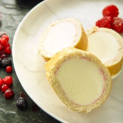 200620C Raspberry Ripple Ice Cream Sponge Rolls (Cooldelight)