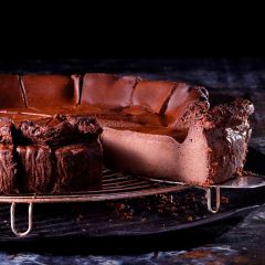 Chocolate Basque Cheesecake (Mademoiselle)
