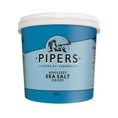 308885C Anglesey Sea Salt Crisps in Tub (Pipers)
