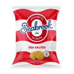 302262C Sea Salted Crisps (Seabrook)