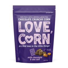 Milk Chocolate & Sea Salt Crunchy Corn (Love Corn)