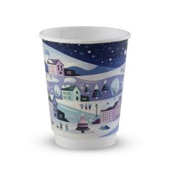 Christmas Double Wall Cup 12oz (Vegware)